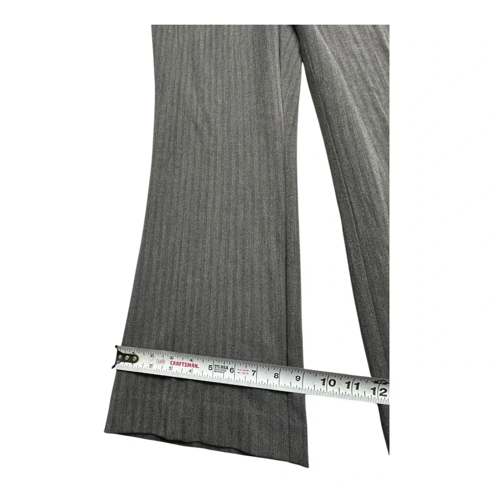 East 5th Petite Secretly‎ Slender Black Herringbone Pants Size 12P